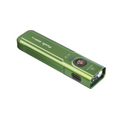 Fenix E06RPROEUOLI - Dimbare oplaadbare LED-zaklamp (LED/USB), 1650 mAh, IP66, 1600 lm, 111 uur, groen