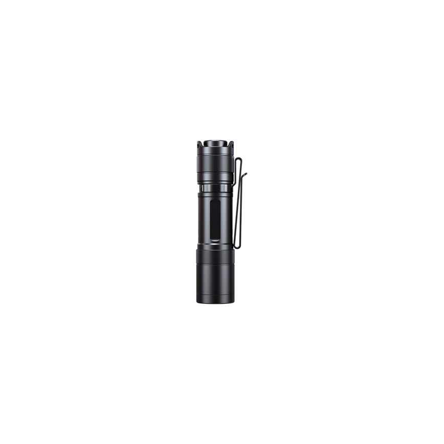 Fenix E12V30 - Lampe de poche LED rechargeable à intensité réglable LED/1xAA 2000 mAh IP68 200 lm 100 h noire