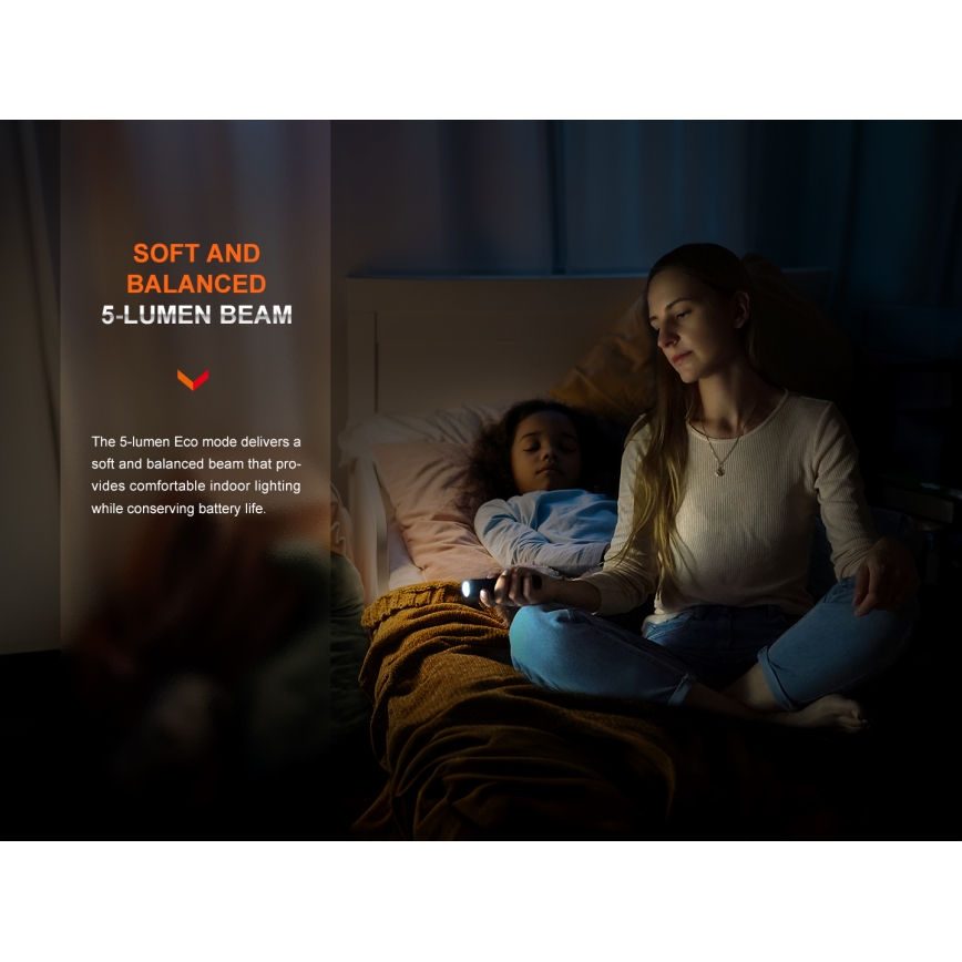 Fenix E28RV20 - LED Dimbaar oplaadbaar zaklamp LED/USB/2xCR123A IP68 1700 glanzend 260 h 3400 mAh