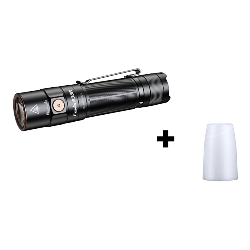 Fenix E35RSETAODS - LED Dimbaar rechargeable flashlight LED/USB IP68 3100 lm 69 h + diffuser 26,5mm