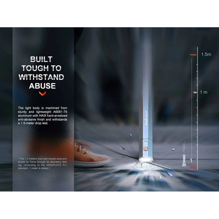 Fenix ECPBLUE - Oplaadbare LED-zaklamp met powerbank USB IP68 1600 lm 504 u 5000 mAh blauw