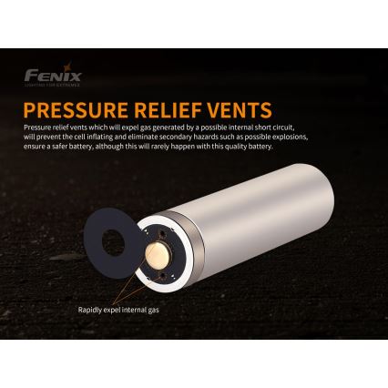 Fenix FE21700USB - 1 pièce Batterie rechargeable USB / 3,6 V 5000 mAh