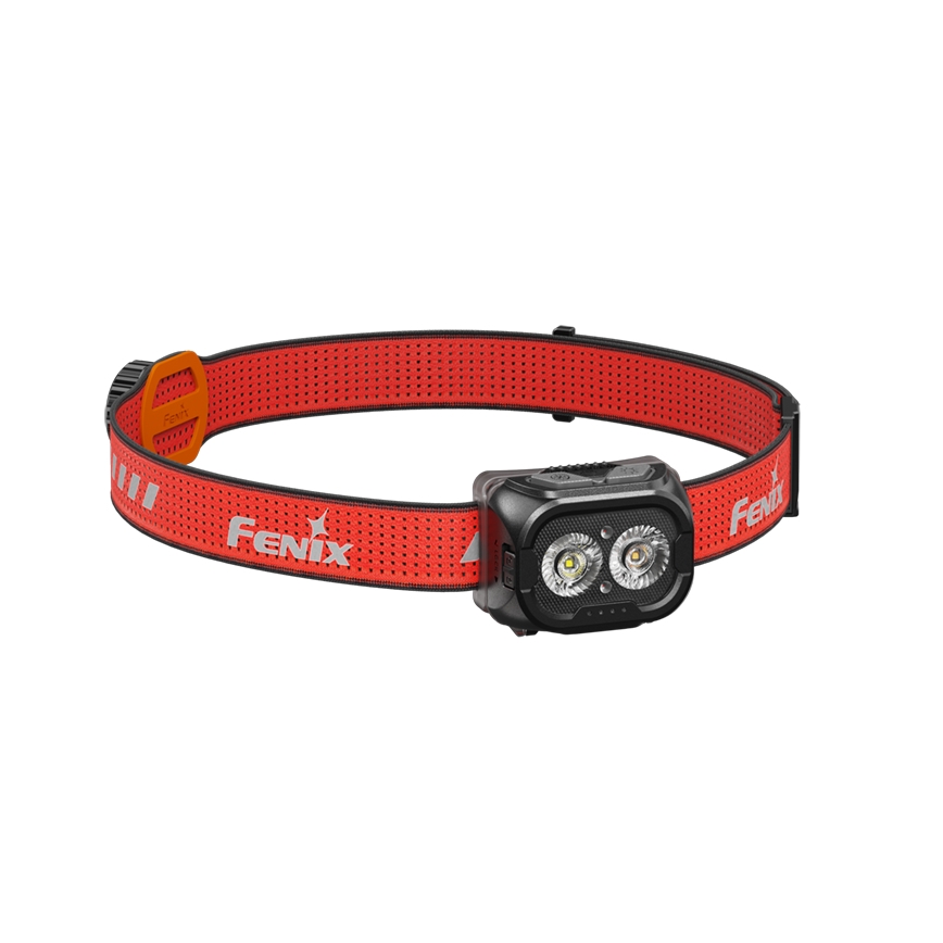 Fenix HL18RTV20BLC - Lampe frontale à intensité variable rechargeable LED/USB/3xAAA IP66 800 lm 160 h 1900 mAh noir/orange