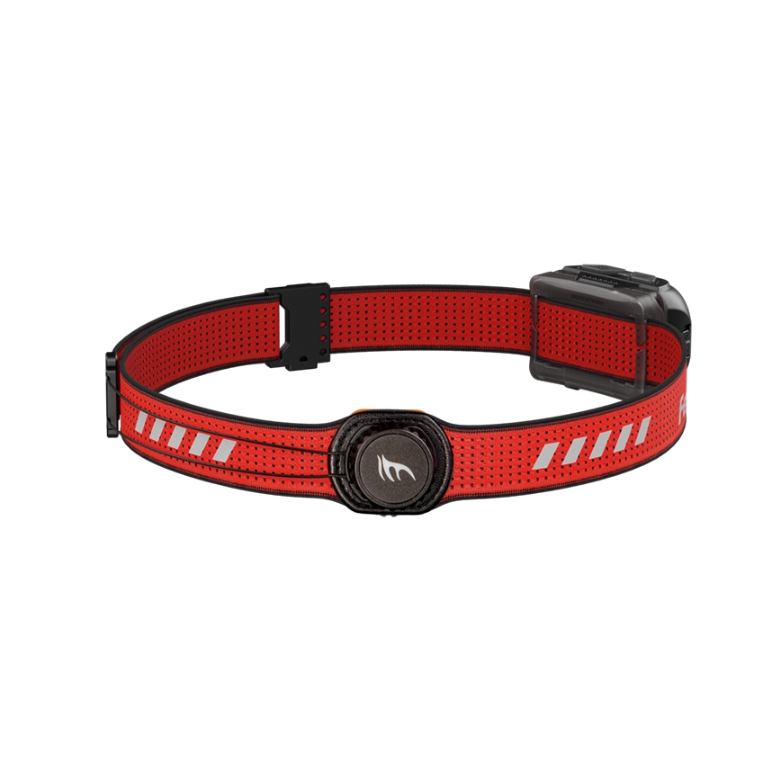Fenix HL18RTV20BLC - Lampe frontale à intensité variable rechargeable LED/USB/3xAAA IP66 800 lm 160 h 1900 mAh noir/orange