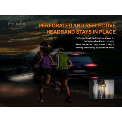 Fenix HM51RV20 - Oplaadbare LED-hoofdlamp 3xLED/1xCR123A/USB IP68 700 lm 120 u 700 m