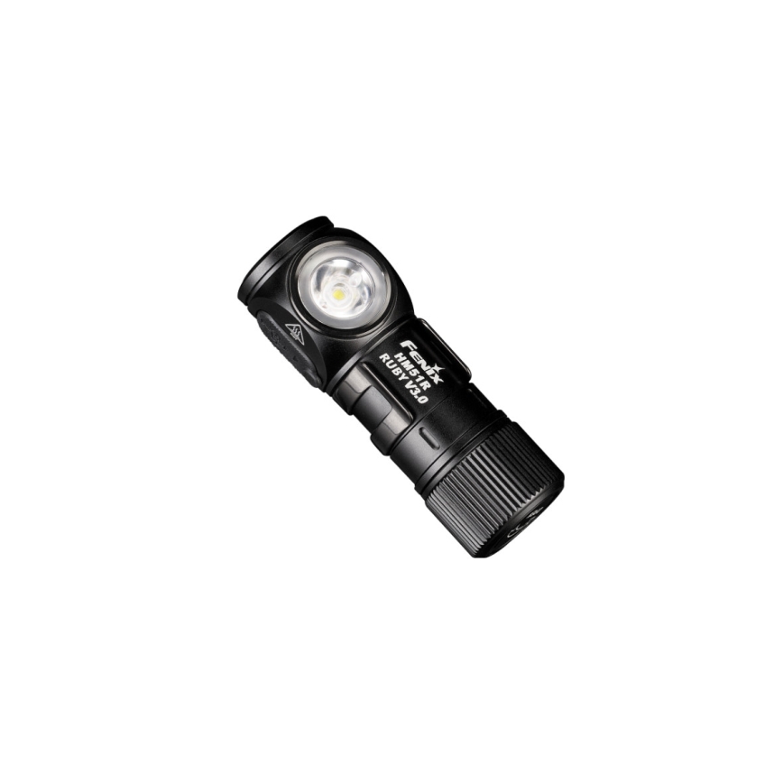 Fenix HM51RV3ABL - Lampe frontale LED rechargeable dimmable LED/USB/1xCR123A 950 mAh IP68 860 lm 125 h noire