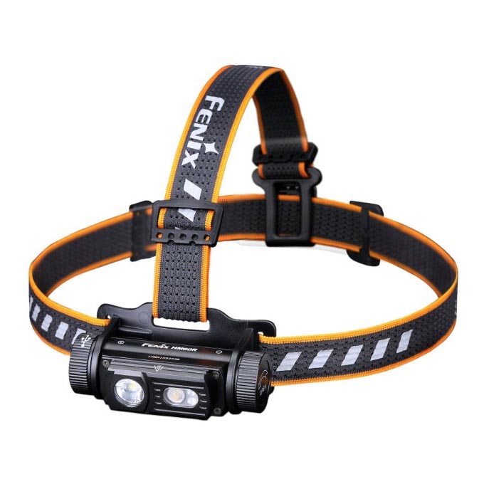 Fenix HM60R - Lampe frontale à intensité variable rechargeable 4xLED/USB/2xCR123A IP68 1300 brillant 300 h 3400 mAh
