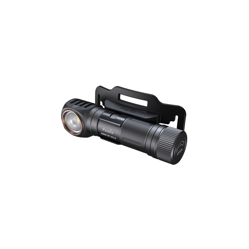 Fenix HM61RV20 - Lampe frontale rechargeable LED/USB/2xCR123A IP68 1600 lm 300 h 3400 mAh