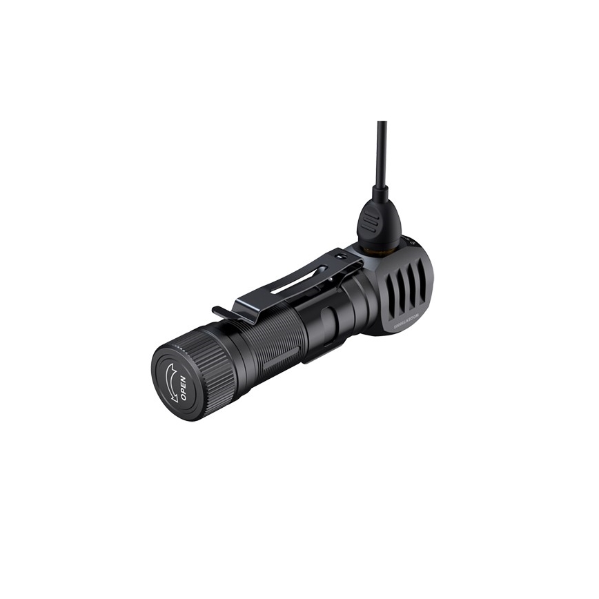 Fenix HM61RV20 - Lampe frontale rechargeable LED/USB/2xCR123A IP68 1600 lm 300 h 3400 mAh