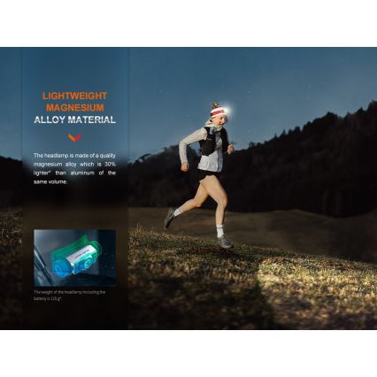 Fenix HM62TMGM - LED Dimbaar oplaadbaar hoofdlamp LED/USB IP68 1200 glanzend 280 h 3400 mAh
