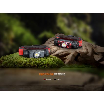 Fenix HM62TMGM - LED Dimbaar oplaadbaar hoofdlamp LED/USB IP68 1200 glanzend 280 h 3400 mAh