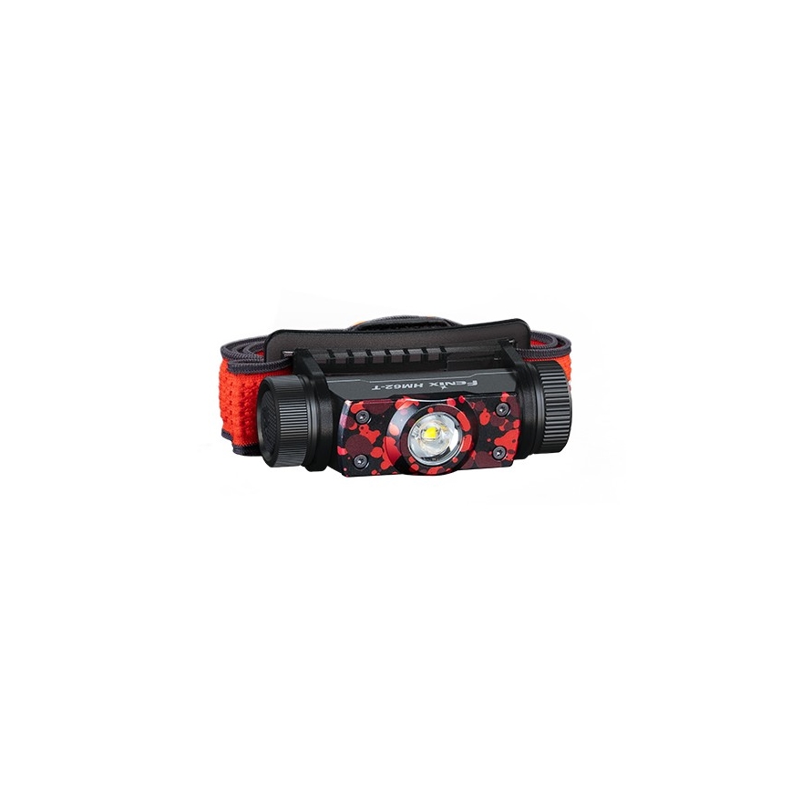 Fenix HM62TMGM - LED Dimbaar oplaadbaar hoofdlamp LED/USB IP68 1200 glanzend 280 h 3400 mAh