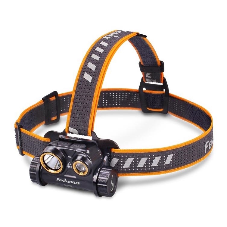 Fenix HM65R - Lampe frontale rechargeable 2xLED/USB/2xCR123A IP68 1400 brillant 300 h 3400 mAh