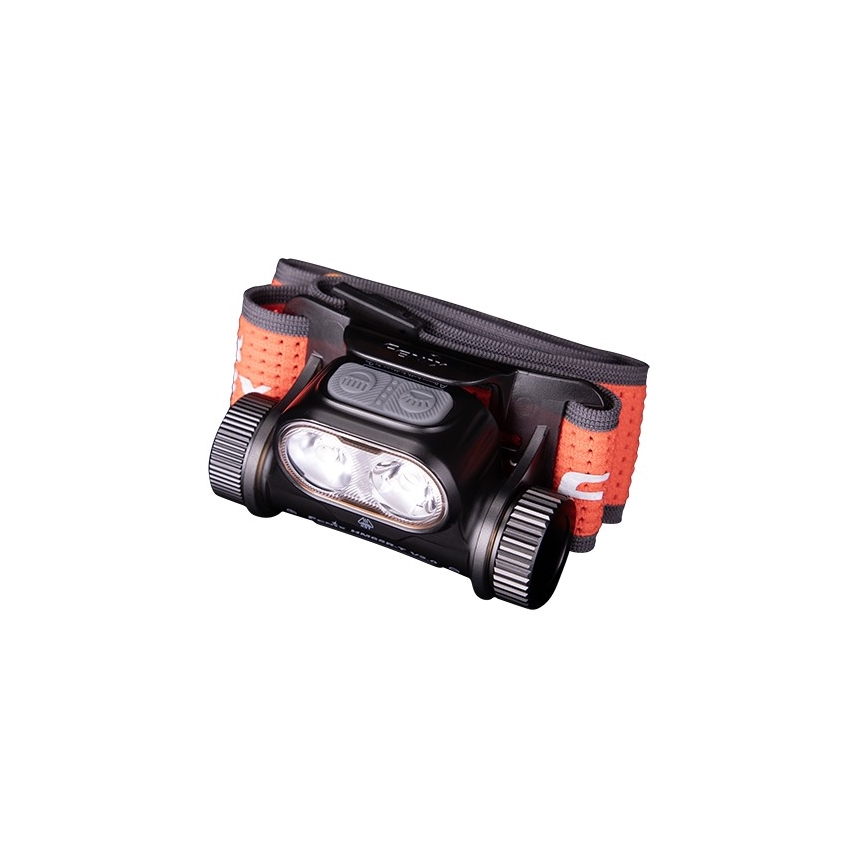 Fenix HM65RTV20BLC- LED Dimbaar oplaadbaar hoofdlamp LED/USB/2xCR123A IP68 3400 mAh zwart/oranje