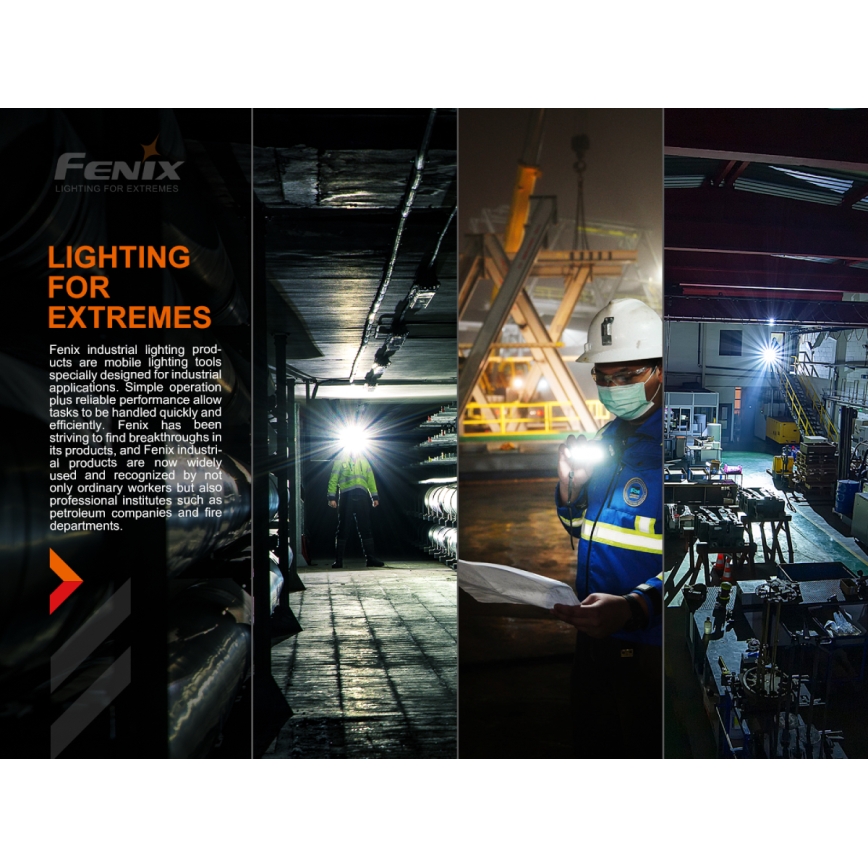 Fenix HM70R - Lampe frontale rechargeable 4xLED/1x21700 IP68 1600 brillant 800 h 5000 mAh