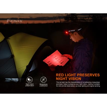 Fenix HM70R - Lampe frontale rechargeable 4xLED/1x21700 IP68 1600 brillant 800 h 5000 mAh
