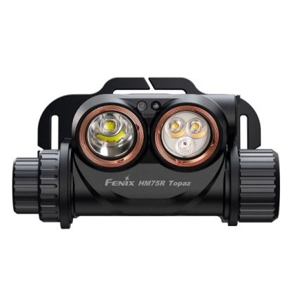 Fenix HM75RTOPAZ - LED Dimbaar oplaadbaar hoofdlamp LED/USB IP68 1600 glanzend 210 h 4000 mAh