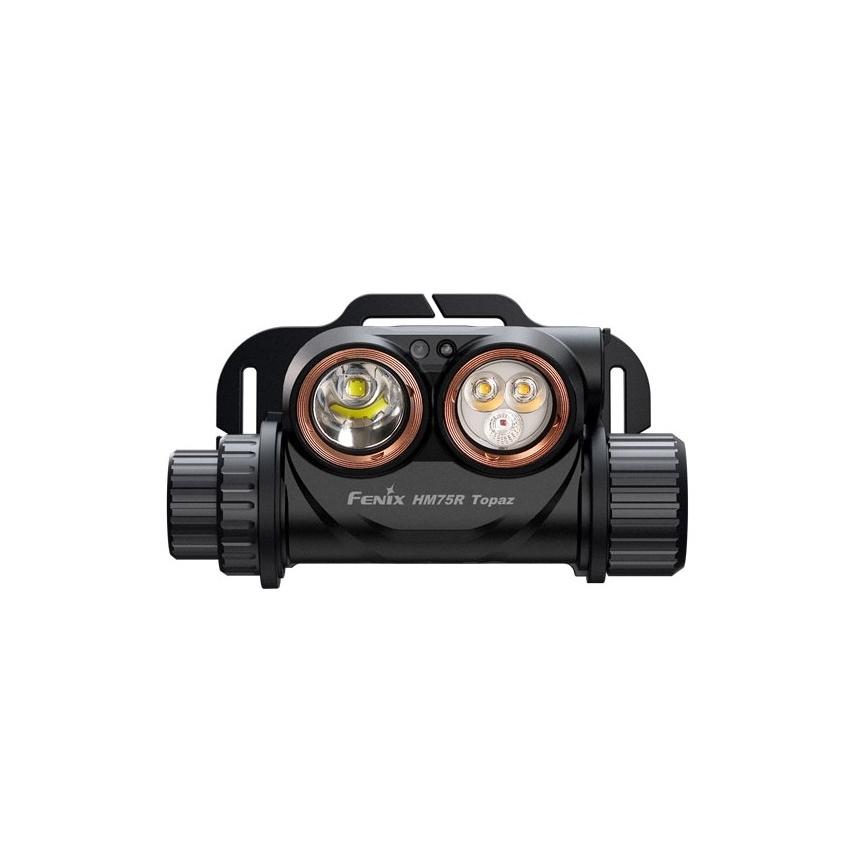 Fenix HM75RTOPAZ - LED Dimbaar oplaadbaar hoofdlamp LED/USB IP68 1600 glanzend 210 h 4000 mAh