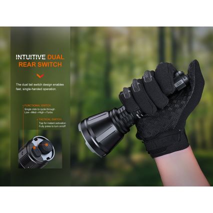 Fenix HT18R - LED Dimbaar oplaadbaar zaklamp LED/1x21700 IP68 2800 Im 42 h 5000 mAh