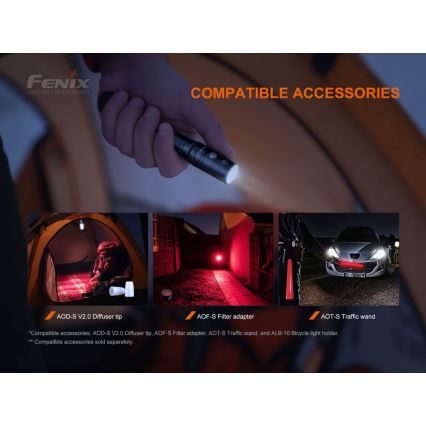 Fenix LD22V20 - Lampe torche rechargeable LED/USB IP66 800 lm 220 hrs