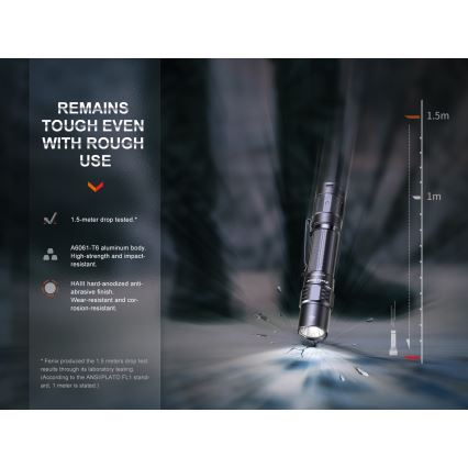 Fenix PD35R - Lampe torche rechargeable LED/USB/2xCR123A IP68 1700 lm 100 h 3400 mAh