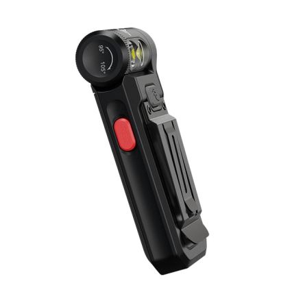 Fenix SW05RREDBLC - Lampe torche à intensité variable rechargeable LED/USB IPX6 150 lm 49 h 700 mAh noir