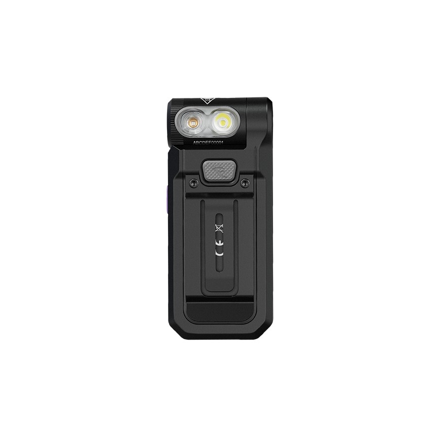 Fenix SW05RUVBLC - Lampe torche à intensité variable rechargeable LED/USB IPX6 150 lm 49 h noir
