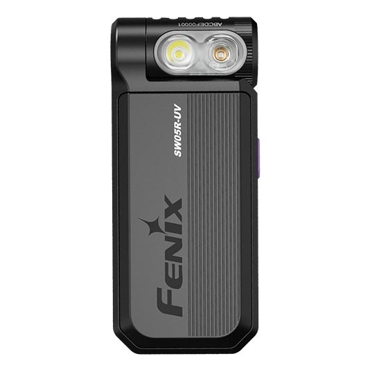 Fenix SW05RUVBLC - LED Dimbaar oplaadbaar zaklamp LED/USB IPX6 150 lm 49 h 700 mAh zwart