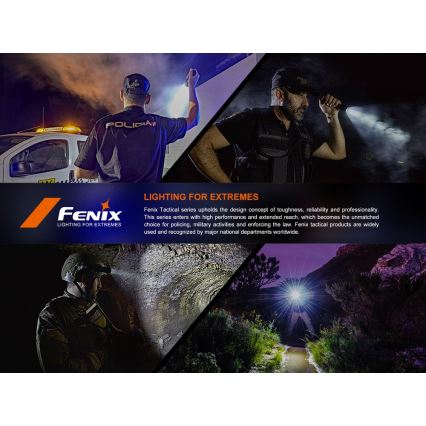 Fenix SW05RUVBLC - LED Dimbaar oplaadbaar zaklamp LED/USB IPX6 150 lm 49 h 700 mAh zwart