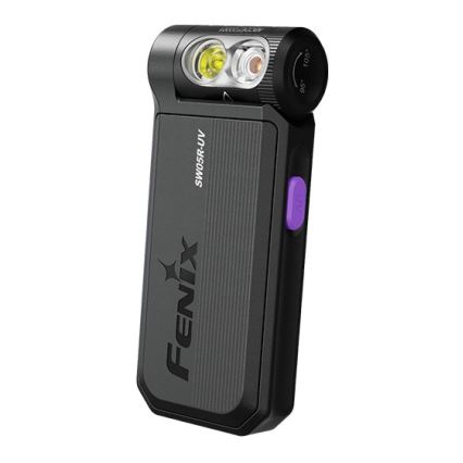 Fenix SW05RUVBLC - LED Dimbaar oplaadbaar zaklamp LED/USB IPX6 150 lm 49 h 700 mAh zwart