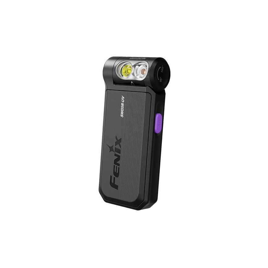 Fenix SW05RUVBLC - LED Dimbaar oplaadbaar zaklamp LED/USB IPX6 150 lm 49 h 700 mAh zwart