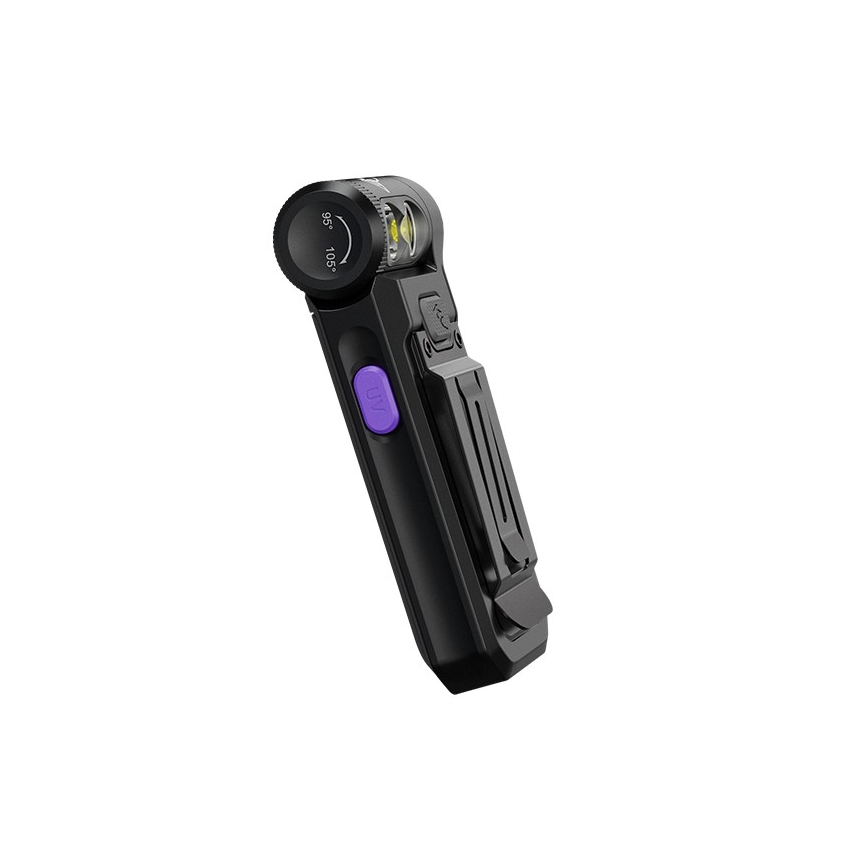 Fenix SW05RUVBLC - LED Dimbaar oplaadbaar zaklamp LED/USB IPX6 150 lm 49 h 700 mAh zwart