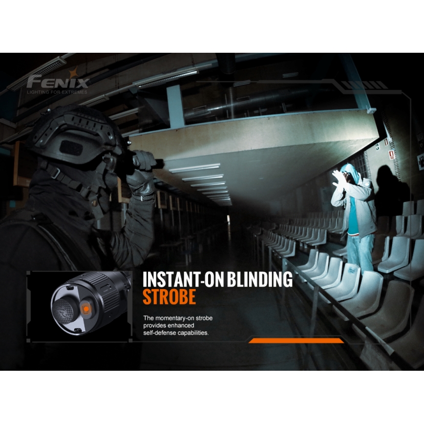 Fenix TK20RV20 - Tactische en Oplaadbare LED Zaklamp LED/USB IP68 3000 lm 48 uur