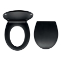 FERRO - Abattant de WC SoftClose en duroplast, noir