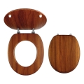 FERRO - Toiletbril MDF/decor eiken