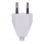 Fiche plate droite 230V/2,5A
