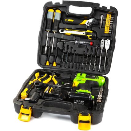 Fieldmann - Accuboormachine met accessoires 12V 1300 mAh