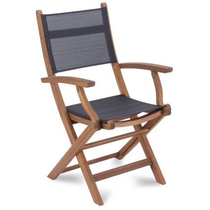 Fieldmann - Chaise de jardin pliante en acacia