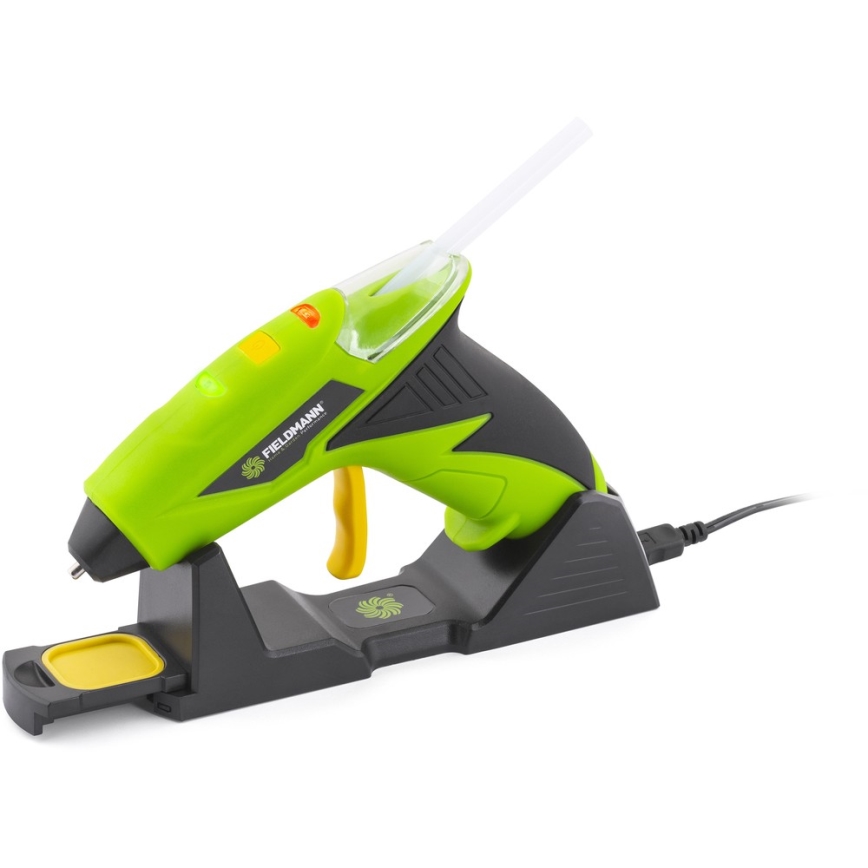 Fieldmann - Draadloos heetlijmpistool 4V 1500 mAh groen