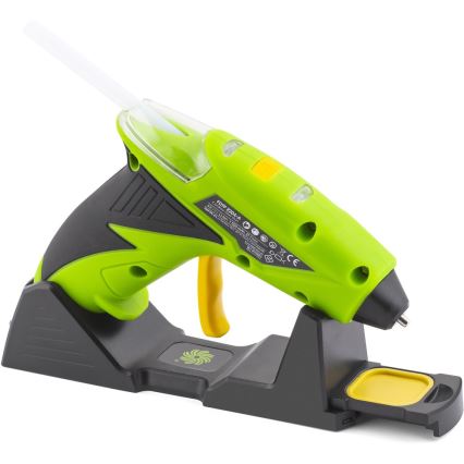 Fieldmann - Draadloos heetlijmpistool 4V 1500 mAh groen