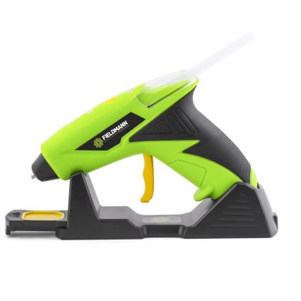 Fieldmann - Draadloos heetlijmpistool 4V 1500 mAh groen