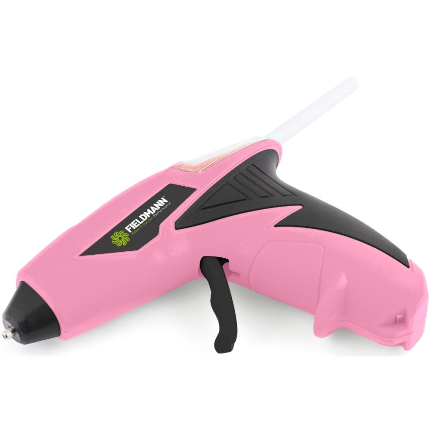 Fieldmann - Draadloos heetlijmpistool 4V 1500 mAh roze
