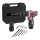 Fieldmann - Draadloze Boor met Accessoires 12V 1300 mAh roze/zwart