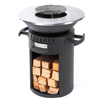 Fieldmann - Draagbare 3-in-1 grill RVS/zwart
