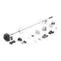 Fieldmann - Draaispies met 230V-motor, roestvrij staal