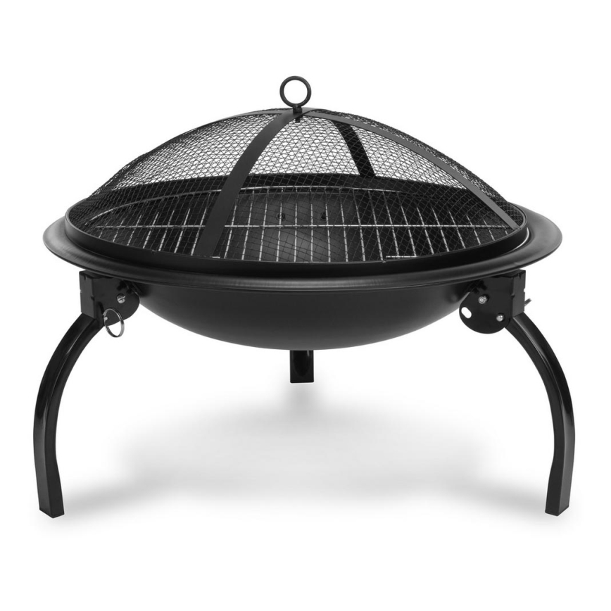 Fieldmann - Feu de camp portable avec grill