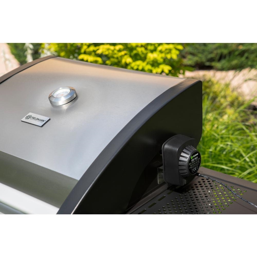 Fieldmann - Gril à gaz 3x brûleur chrome mat