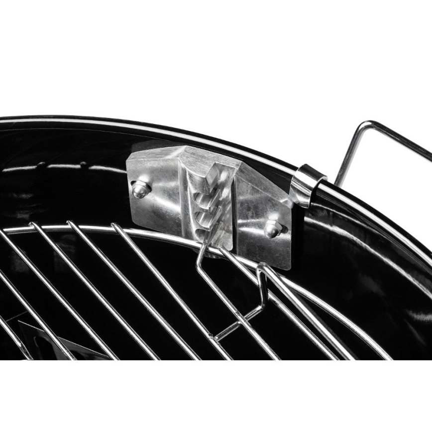 Fieldmann - Grill au charbon noir/chrome