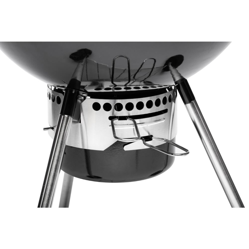 Fieldmann - Grill au charbon noir/chrome