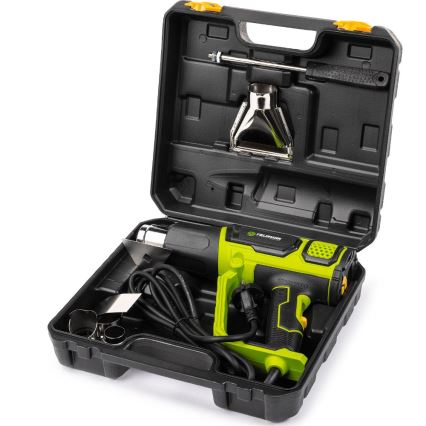 Fieldmann - Heteluchtpistool met toebehoren 2000W/230V